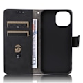 Miniatyrbild 6 av 6: iPhone 15 Fodral Skin Touch Läder Svart