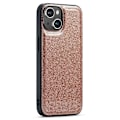 Miniatyrbild 1 av 5: DG.MING iPhone 15 Plus Skal Läder Glitter Guld