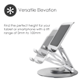 Miniatyrbild 3 av 6: DESIRE2 Dual Pivot 360 Stativ För Tablet/Telefon Silver