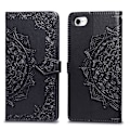 Miniatyrbild 2 av 5: iPhone 7/8/SE (2020/2022) - Mandala Läder Fodral - Svart Black Svart