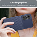 Miniatyrbild 4 av 6: Samsung Galaxy A15 5G Skal Twill Textur Blå