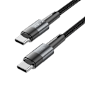 Miniatyrbild 2 av 5: Tech-Protect 3 m 60W/3A PD USB-C - USB-C Kabel UltraBoost Grå