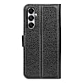 Miniatyrbild 6 av 6: Samsung Galaxy A05s 4G Fodral Litchi Läder Svart