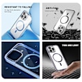 Miniatyrbild 5 av 6: ColorPop iPhone 13 Pro Skal CH MagSafe Transparent/Titanium