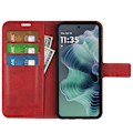 Miniatyrbild 2 av 6: Motorola Moto G35 5G Fodral Läder Röd