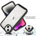 Miniatyrbild 6 av 6: iPhone 15 Plus Skal Shockproof Med Frontram Ljus Blå