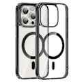 Miniatyrbild 2 av 6: ColorPop iPhone 15 Pro Max Skal CH MagSafe Transparent/Svart