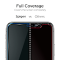 Miniatyrbild 6 av 6: Spigen iPhone 11 / XR ALM Glas FC Heltäckande Skärmskydd