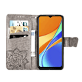 Miniatyrbild 5 av 6: Xiaomi Redmi 9C Fodral Butterfly Grå