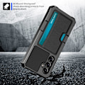 Miniatyrbild 4 av 6: Samsung Galaxy A55 5G Skal Shockproof Med Kortfack Svart