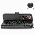Miniatyrbild 5 av 5: Samsung Galaxy S20 FE - Mandala Läder Fodral - Svart Black Svart