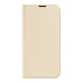 Miniatyrbild 2 av 6: iPhone 13 Pro Max - DUX DUCIS Skin Pro Läder Fodral - Guld
