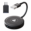 Miniatyrbild 1 av 6: Trådlös Bluetooth Android Auto Adapter Svart
