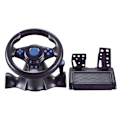 Miniatyrbild 1 av 6: DATA FROG Gamingratt & Pedal För PS4/PS3/SWITCH/XB/PC Svart