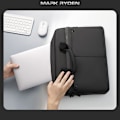 Miniatyrbild 5 av 6: MARK RYDEN 15.6" Business Laptop Sleeve Med Axelband Svart