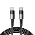 Miniatyrbild 1 av 5: Tech-Protect 2 m 60W/3A PD USB-C - USB-C Kabel UltraBoost Grå