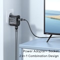 Miniatyrbild 4 av 6: Mcdodo 20W PD Reseadapter 2x USB-A 1x USB-C Svart