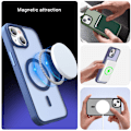 Miniatyrbild 6 av 6: ColorPop iPhone 15 Plus/14 Plus Skal CH MagSafe Matt Ljus Lila