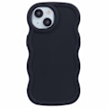 Miniatyrbild 1 av 6: iPhone 15 Mobilskal Wavy Svart