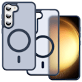 Miniatyrbild 2 av 6: ColorPop Samsung Galaxy S23 Skal CH MagSafe Matt Mörk Blå