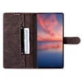 Miniatyrbild 2 av 6: AZNS Samsung Galaxy S23 Ultra Fodral Läder Brun