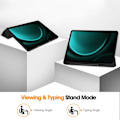 Miniatyrbild 4 av 6: Galaxy Tab S9 FE Plus Fodral Tri-Fold Pennhållare Svart