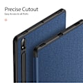 Miniatyrbild 6 av 6: DUX DUCIS Galaxy Tab S9 Plus Fodral DOMO Tri-Fold Blå