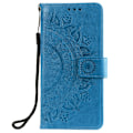 Miniatyrbild 2 av 6: Samsung Galaxy A03s Fodral Mandala Läder Blå