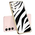 Miniatyrbild 1 av 4: GKK Galaxy S24 Plus Skal Härdat Glas Electroplate Zebra