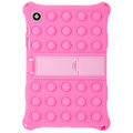 Miniatyrbild 3 av 6: Galaxy Tab A8 10.5 Skal Pop It Fidget Kickstand Rosa