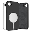 Miniatyrbild 1 av 4: Tech-Protect iPhone 16e Skal MagSafe Liquid Silicone Svart