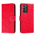Miniatyrbild 1 av 6: Samsung Galaxy A24 5G Fodral Med Blommigt Tryck Röd