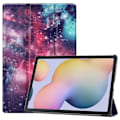Miniatyrbild 1 av 5: Samsung Galaxy Tab S7 Plus / Tab S8 Plus - Tri-Fold Fodral - Cosmic Space