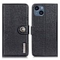 Miniatyrbild 1 av 6: KHAZNEH iPhone 15 Fodral Läder Svart