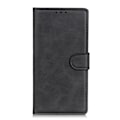 Miniatyrbild 3 av 5: Xiaomi Mi 11 Lite - Solid Läder Fodral - Svart Black Svart