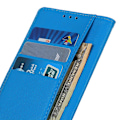 Miniatyrbild 5 av 6: Samsung Galaxy A35 5G Fodral Litchi Läder Blå