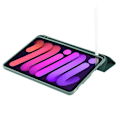 Miniatyrbild 5 av 6: iPad Mini 2024/2021 Fodral Tri-Fold Pennhållare Forest Green
