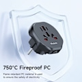 Miniatyrbild 3 av 6: MCDODO Universal Reseadapter EU Plugg UK/EU/US