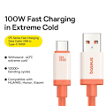 Miniatyrbild 2 av 6: Baseus 1m 100W PD USB-C Kabel Snabbladdning