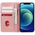 Miniatyrbild 3 av 6: iPhone 15 Plus Fodral Flip Läder Roséguld
