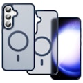 Miniatyrbild 2 av 7: ColorPop Galaxy S24 Skal CH MagSafe Matt Mörk Blå