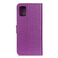 Miniatyrbild 3 av 5: OnePlus 9 Pro - Litchi Läder Fodral - Lila Purple Lila
