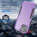 Miniatyrbild 4 av 6: iPhone 15 Skal Hybrid Tough Armor Lila