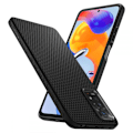Miniatyrbild 5 av 6: Spigen Xiaomi Redmi Note 11 Pro 5G Skal Liquid Air Matt Svart