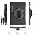 Miniatyrbild 5 av 6: Galaxy Tab S8 / Tab S7 Skal 360° Hybrid Kickstand Med Strap