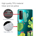 Miniatyrbild 4 av 4: Huawei P Smart (2021) - Skal Med Tryck - Cactus