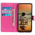 Miniatyrbild 2 av 6: Galaxy S25 Plus / S24 Plus Fodral Litchi Läder Rosa