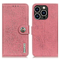 Miniatyrbild 1 av 6: KHAZNEH iPhone 16 Pro Max Fodral Läder Rosa