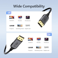 Miniatyrbild 2 av 5: Tech-Protect 2m 4K 60Hz DisplayPort 1.4 Kabel UltraBoost