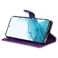 Miniatyrbild 4 av 6: Samsung Galaxy S23 FE Fodral Solid Läder Lila